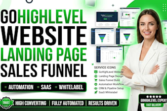 do gohighlevel landing page sales funnel ghl saas whitelabel ghl automation