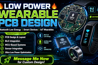 design low power ble wearable pcb for smart devices using nrf52 and esp32 mcu