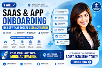write saas and app onboarding UX copy that boosts user activation