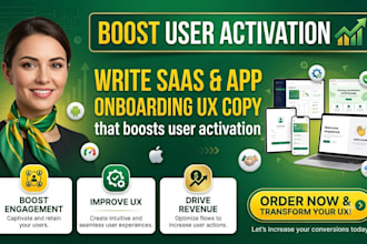 write saas and app onboarding UX copy that boosts user activation