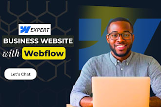 design and develop a modern webflow website or redesign your webflow site