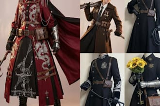 sew custom anime cosplay costume wearable cosplay creation fabric cosplay
