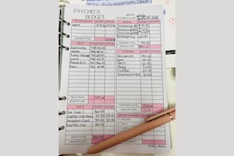 create custom weekly budget spreadsheet paycheck and debt tracker
