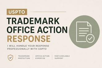 handle your trademark office action response with uspto