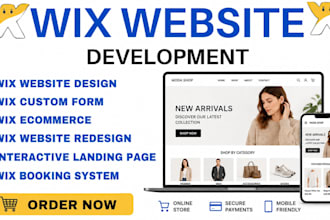 build ai wix ecommerce store with booking system, SEO optimization, sales funnel