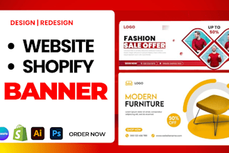 design website banner redesign website banner design shopify banner redesign web