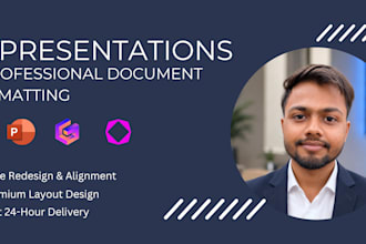 design ai presentations and professional document formatting