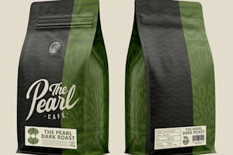 do premium mylar bag design, supplement label food packaging