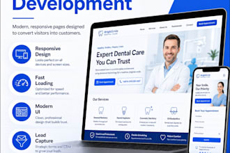 customs web landing pages