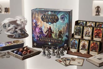 design custom board game, card game, and tabletop game artwork