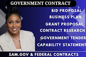 help secure government contracts and funding through expert proposal writing