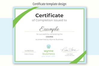 design a fillable PDF certificate for your course