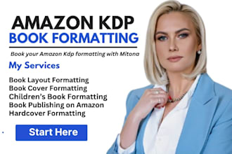 paperback formatting, hardcover formatting, book formatting for amazon kdp