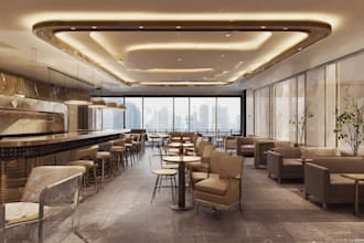 cgi realistic 3d render design your restaurant,cafe,bar,lounge interior design