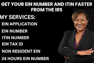 get your ein number and itin number for non US residents in 24hours faster