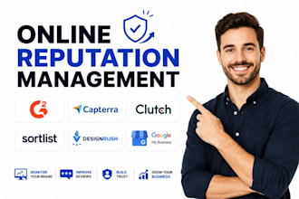 provide g2 clutch sortlist ORM capterra gmb online reputation management