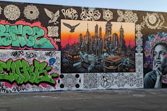 design graffiti designs, murals and wall arts