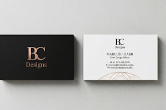 design modern,minimalist,and luxury buisness cards