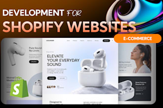 create a premium shopify website or shopify store