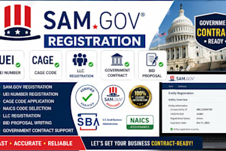 do samgov registration cage code uei mbe government contract llc registration