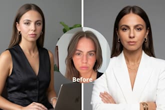 create professional ai corporate headshots for linkedin