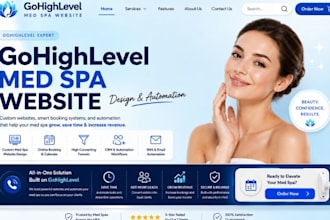 gohighlevel med spa website highlevel  ai chatbot ghl expert