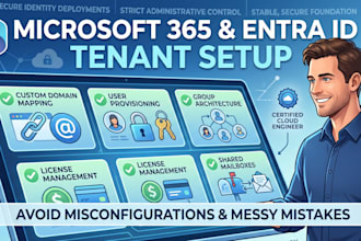 microsoft 365 basic tenant setup and user configuration