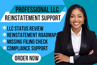 reinstate your US llc and restore active status with good standing