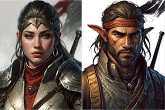 illustrate concept art, fanart or commissions for you