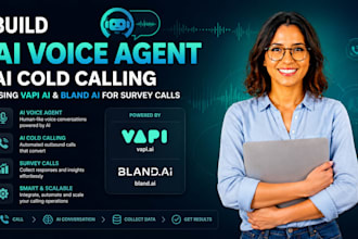 build ai voice agent ai cold calling using vapi ai bland ai for survey calls