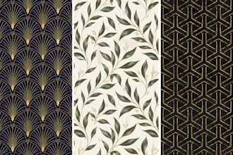 create seamless all over logo patterns for your brand