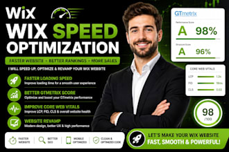 redesign fix slow wix website improve wix speed and core website vitals