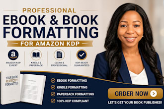 ebook formatting for amazon KDP book formatting kindle book formatting paperback