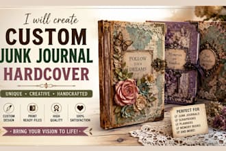 create custom junk journalist hardcover