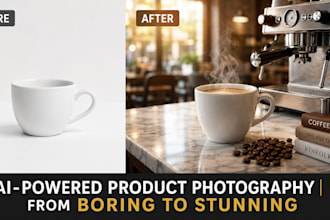 design premium ai product ads and photography