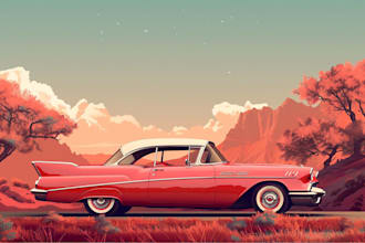 make retro and vintage illustration