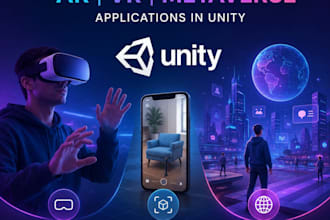 ar, vr and metaverse applications using unity