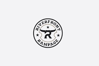 design indoor bull riding event logo
