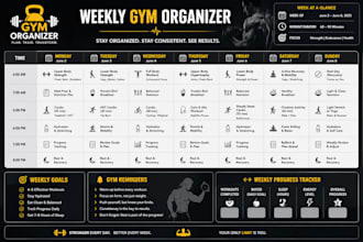 make you a organized schedule