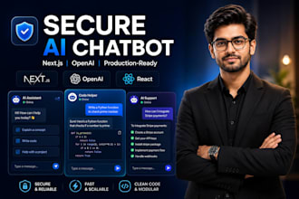 build a secure ai chatbot or saas with openai or claude