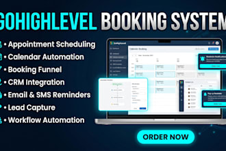 setup gohighlevel appointment booking system, scheduling and calendar automation