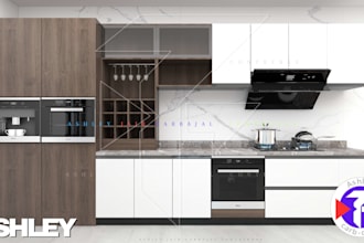 design custom modern interior spaces in 3d and 360 view