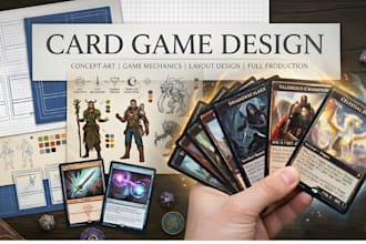 do card game design playing card game development custom card game
