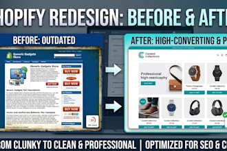 redesign shopify store shopify store fix shopify seo cro shopify shopify website