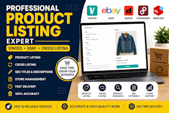 do vinted product listing ebay listing and cross listing