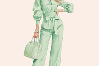 draw a fashion or editorial illustration, sketch, commercial
