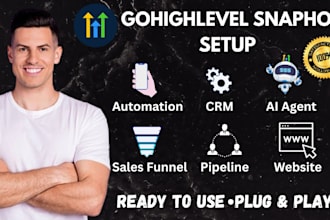 gohighlevel snapshot, ghl automation, ghl crm, ghl ai agent, ghl sales funnel