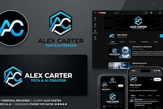 create custom profile pictures and personal logo