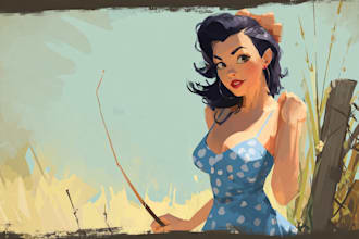 do a pin up girl and pin up girl