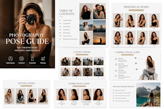 create a custom photography pose guide for your photoshoot